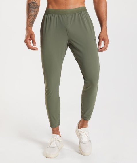 Men's Gymshark Studio Jogger Olive | CA 0ND635